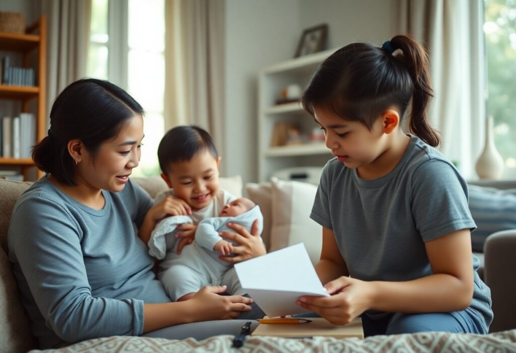 Filipino nanny providing childcare in London
